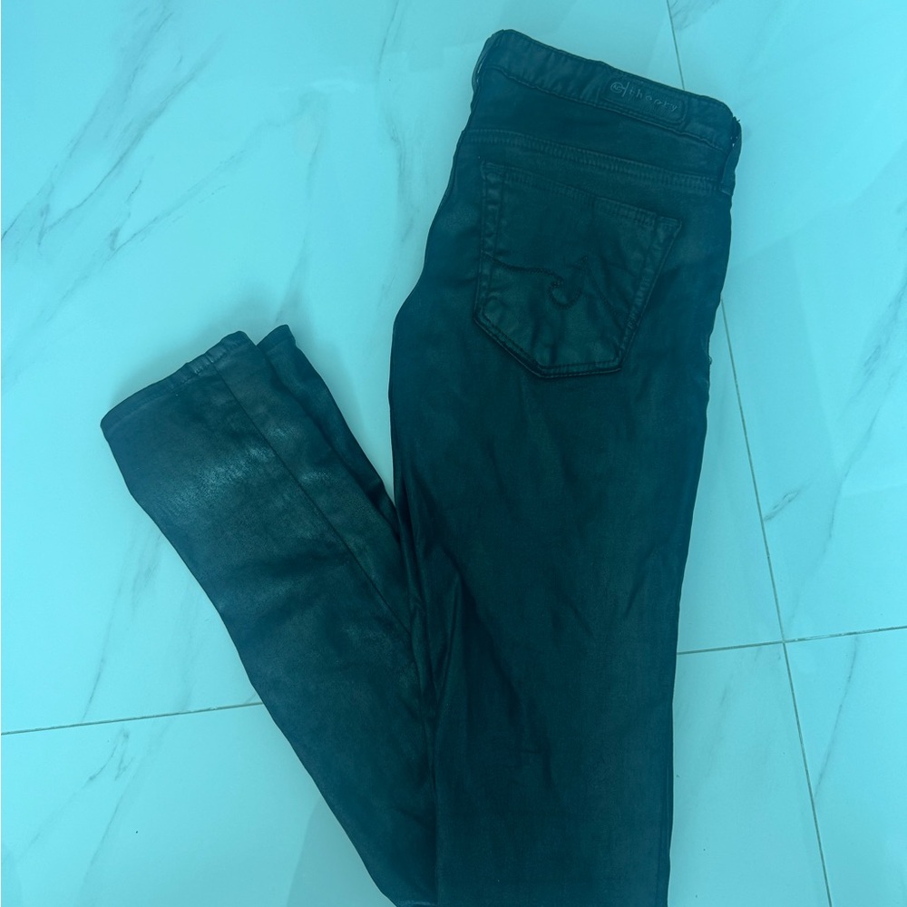 Black coated Theory  Denim Jeans